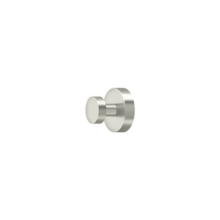 Deltana Single Robe Hook BBS Series; Bright Nickel Finish BBS2009-14